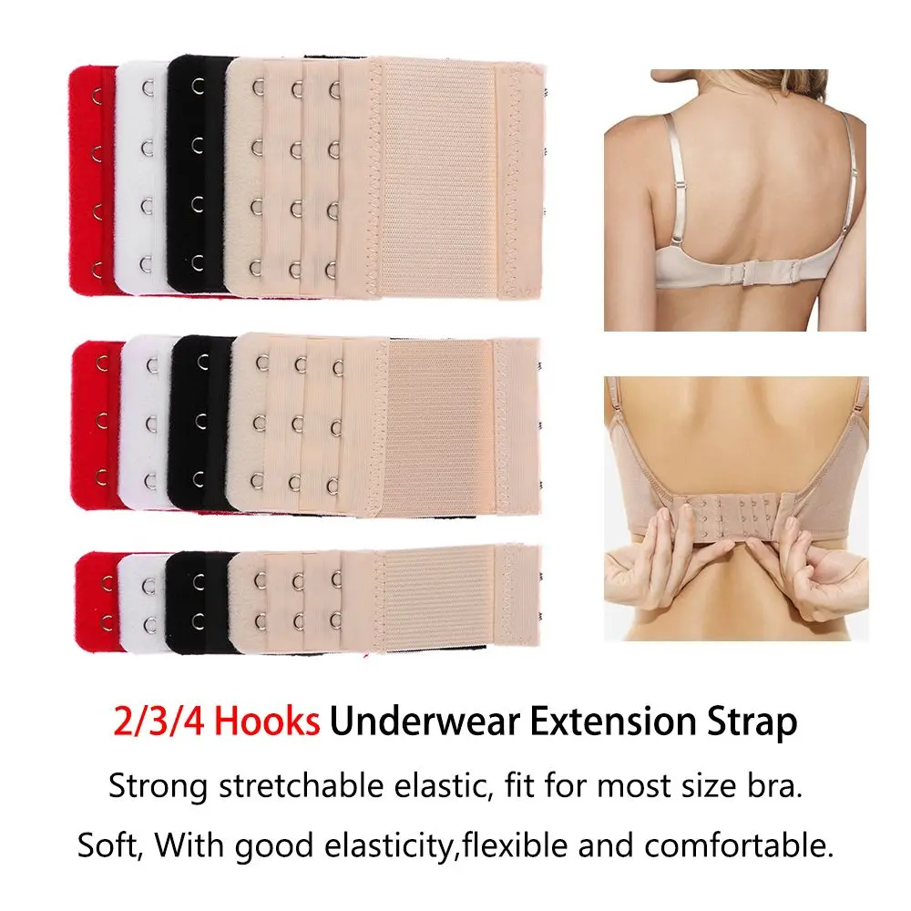 1/3Pcs Accessories Maternity Bra Buckle Bra Extender Hook Brassiere Strap Underwear Extension nipple  covers