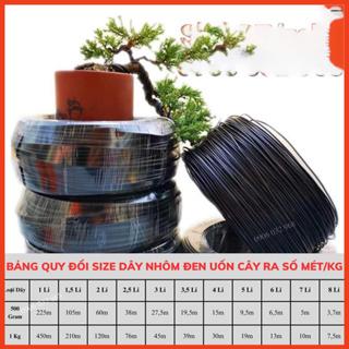 Dây uốn nhôm cây cảnh (1kg) bonsai làm vườn nông nghiệp hàng cao cấp dụng cụ làm vườn tùng lâm