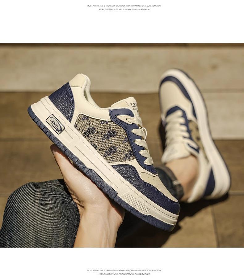 Product Introduction of 2024 Summer New Hot Trendy Mesh Breathable Fashion Men's Versatile Absorbent Sole Thick Sole Soft Sole Non-Slip Sneakers 21