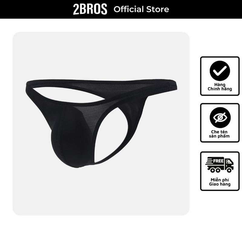 Che tên Quần lót lọt khe nam 2BROS thun lạnh 2 sọc sịp nam sexy gợi cảm thongs jockstrap