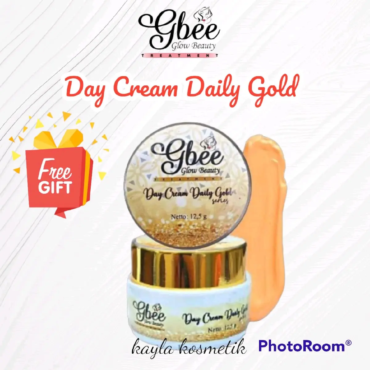 Day Kinclong GOLD MEDIUM Gbee Glow Beauty / BPOM / COD / Free Gift
