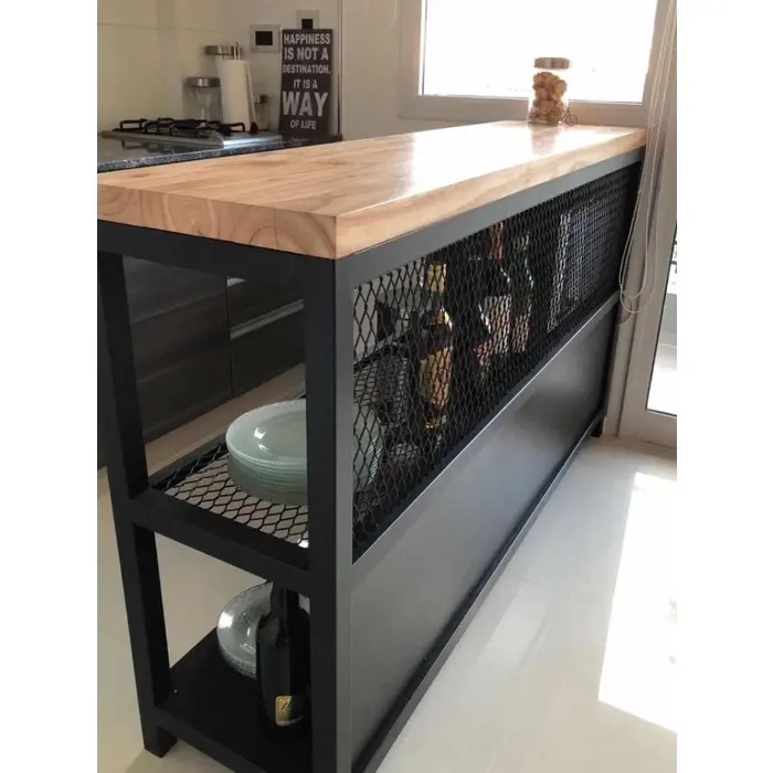 PROMO DISKON 65% MEJA INDUSTRIAL MEJA DAPUR MEJA VINTAGE MEJA CAFE MEJA BAR 120X50X90