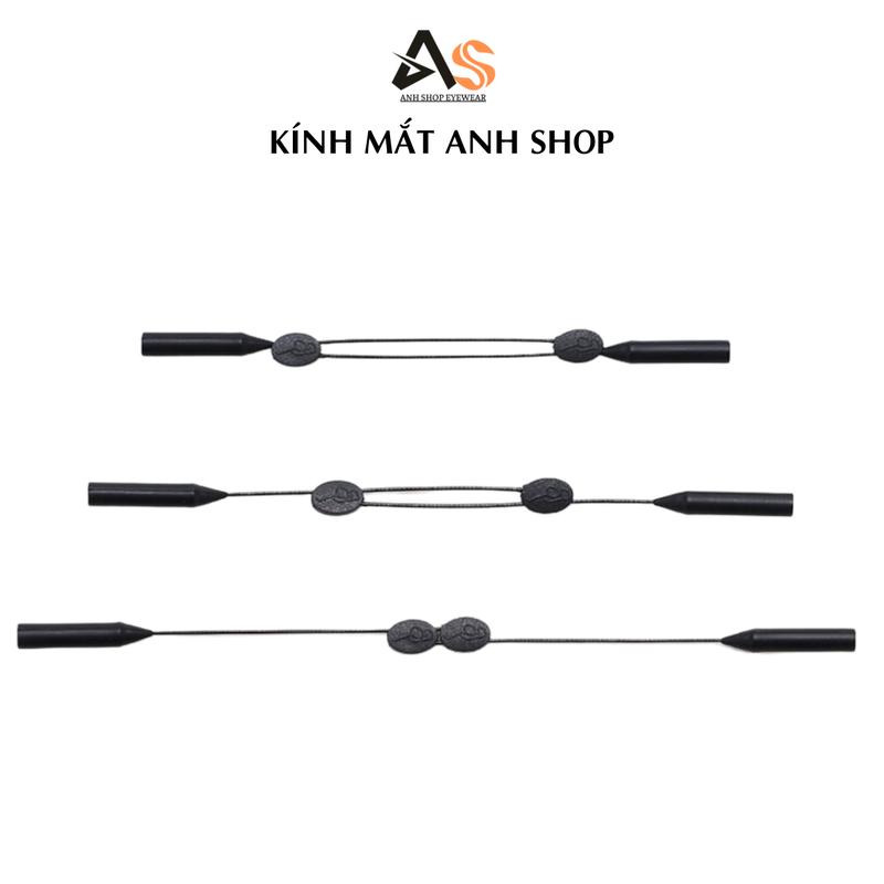 Dây đeo kính có thể điều chỉnh rộng chật bằng nút kéo hạn chế tuột kính rơi kính pk12