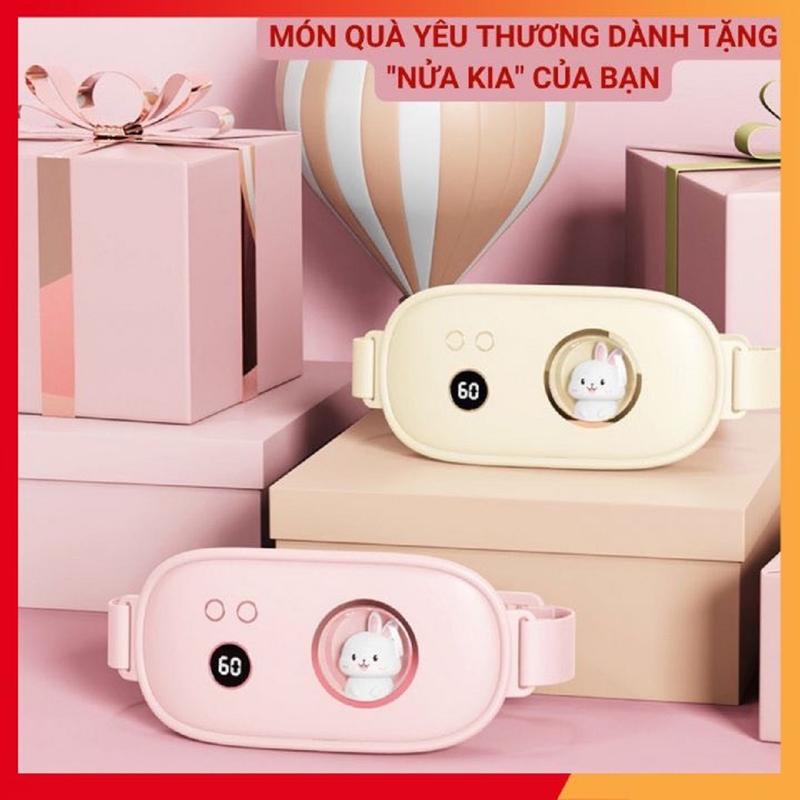 Máy Massage làm ấm bụng  chườm nóng bụng kinh sạc pin 