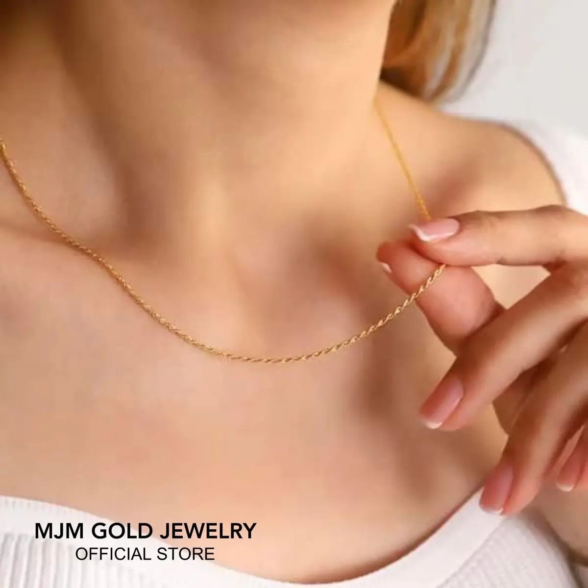 18K LW Rope Chain Necklace