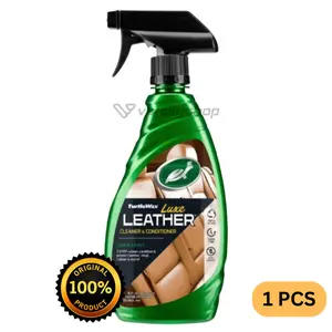 ORIGINAL Turtle Wax Luxe Leather Cleaner Conditioner Pengkilap Mobil Jok 473 ml