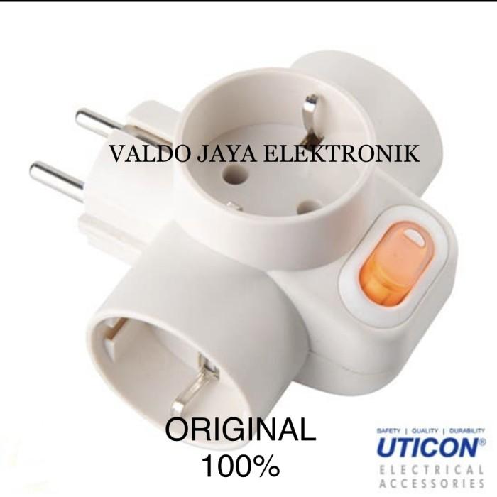 Gambar Steker T UTICON SC-382 Colokan 3 UTICON SC382 Colokan Sambungan dari VALDO JAYA ELEKTRONIK Kota Bekasi Tokopedia