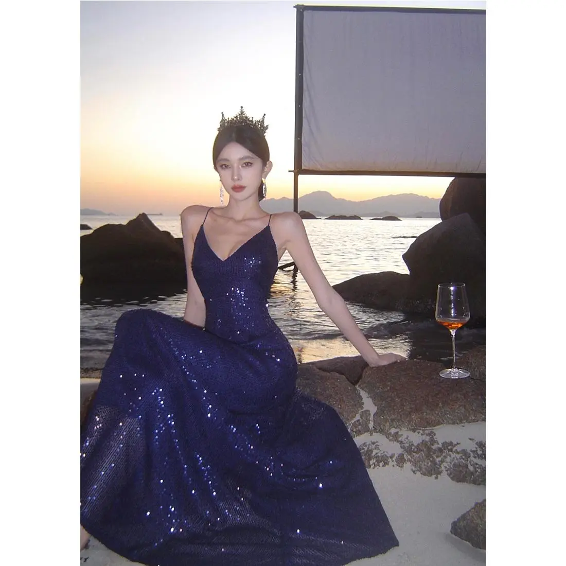 korean birthday party dress HOT ! Birthday Fashion Club Dresses Black Club Dress Korean Korean Club  Clothes For Ladies Aesthetic