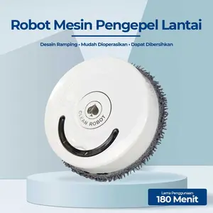 CLEAM Robot Pel Sapu Lantai Microfiber Intelligence Dust Mop - TDJ-08 Kabel Membersihkan