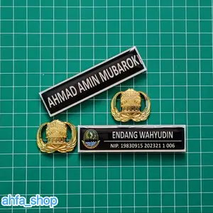 Paket nametag ASN /PNS terbaru