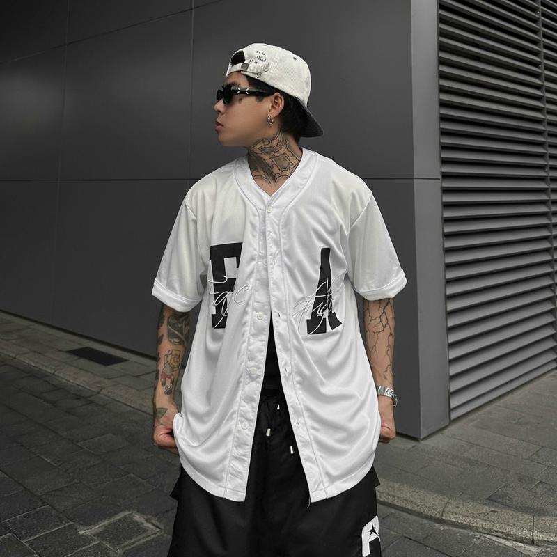 Áo sơ mi BÓNG CHÀY FAFIC cotton form rộng nam nữ hot trend 2025 Menswear Shirt