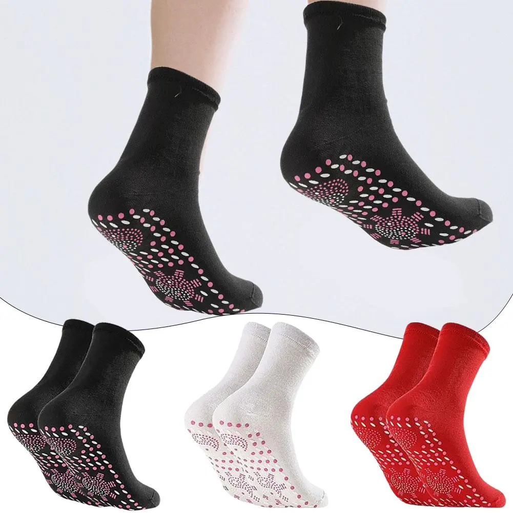 Self-heating Socks Cold-resistant Warm Socks Sweat-absorbing And Deodorizing Mid-tube Cotton Socks