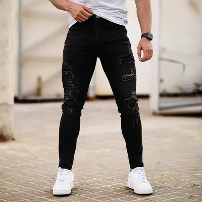 Gingtto Mens Skinny Jeans Stretch Slim Fit Jean Pants Men GINGTTO