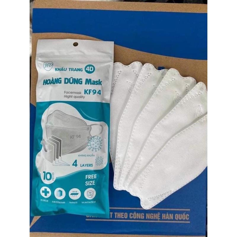COMBO 100 CÁI KHẨU TRANG KF94 HIỆU Hoàng Dũng chính hãng