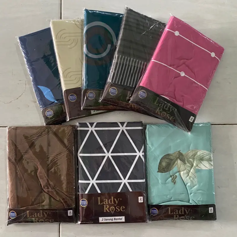 Sarung Bantal Ladyrose isi 1pack 2pcs sarung bantal 0