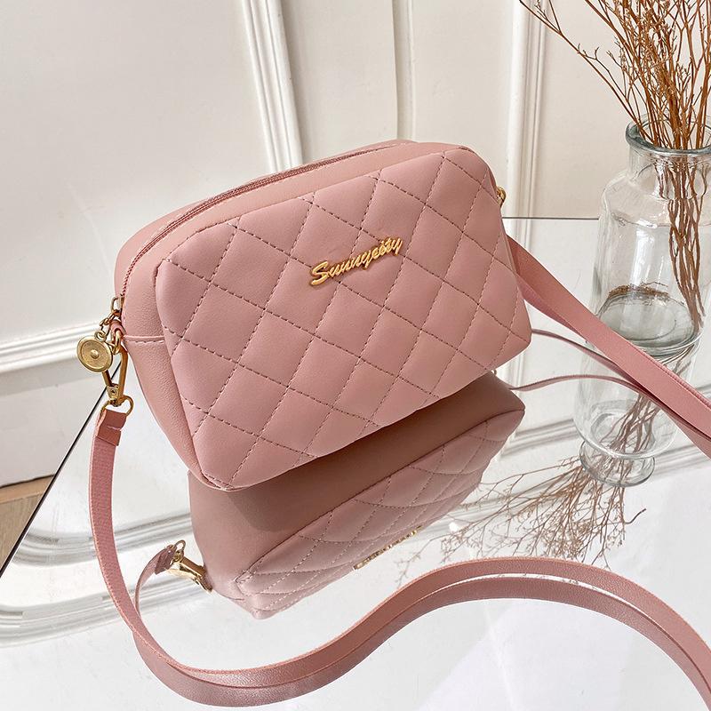 Fashion Women PU Leather Bags Messenger Bag Shoulder Crossbody Bag Chain Bag 8