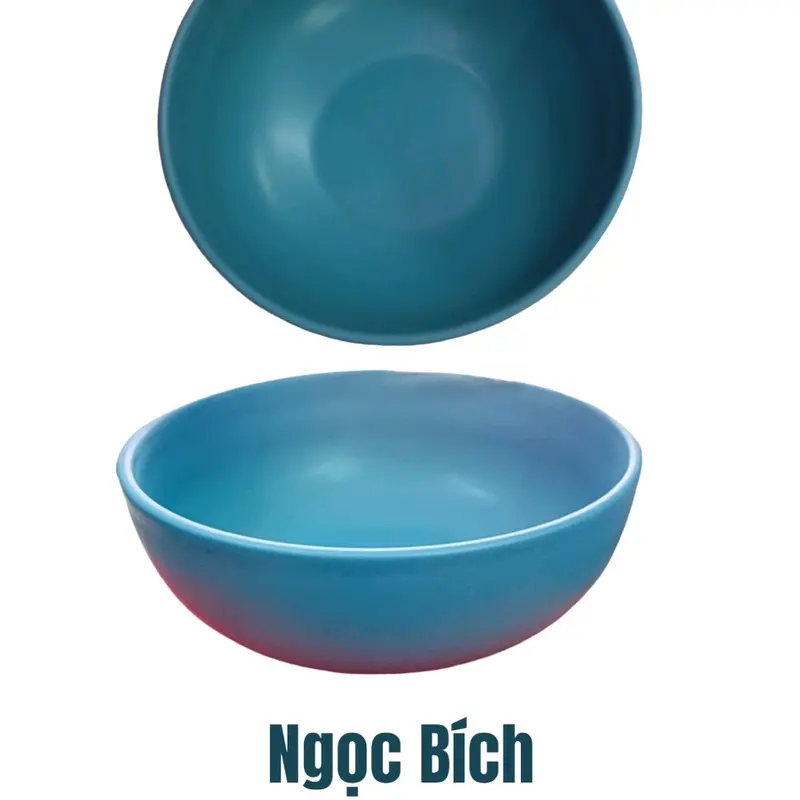 Bát cơm, bát canh 20cm Gốm Sứ Cường Phát - Dung tích 1350ml 5