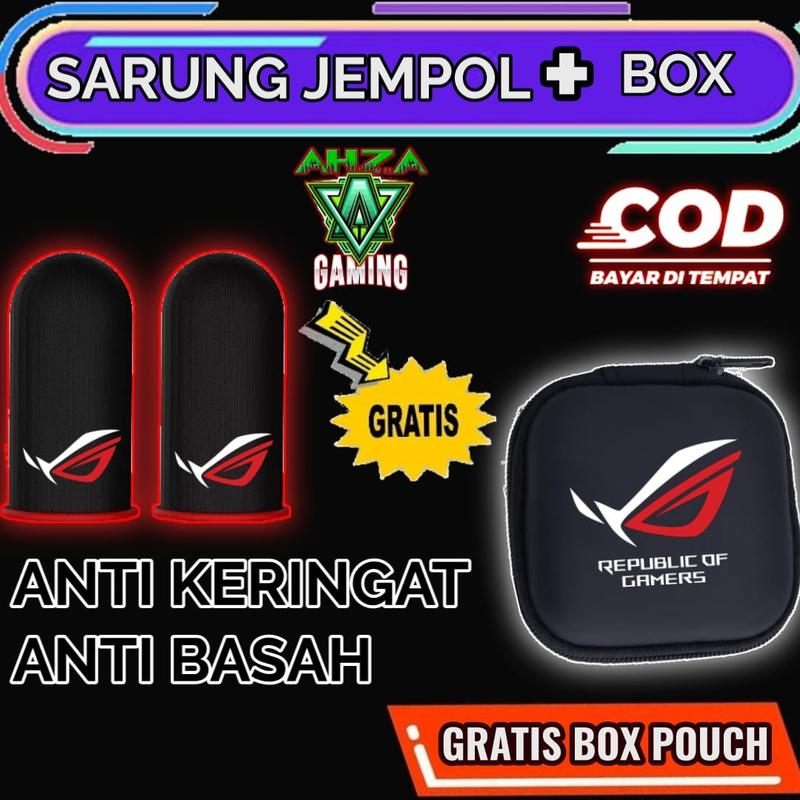 Product Introduction of COD - MURAH Sarung Jempol BIGETRON + BOX POUCH Sarung Game Ml Ff Pubg Anti Basah 4
