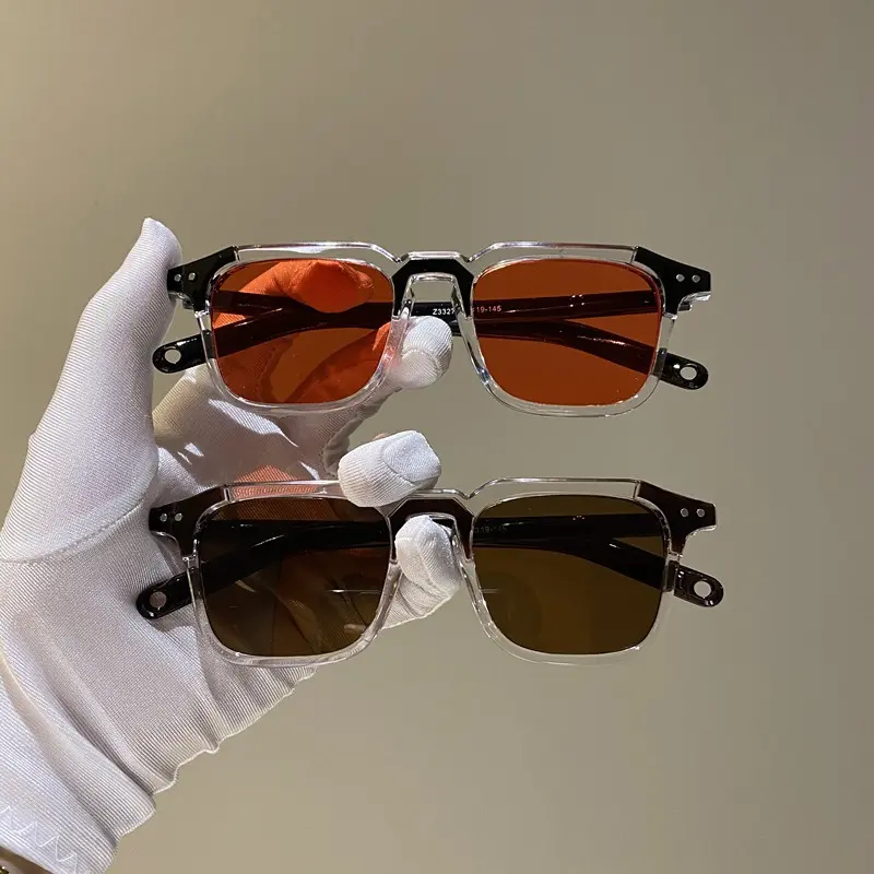 Retro New Sun Shade Small Square Box Sunglasses Personality European and American Simple Fashion Sunglasses Accessories