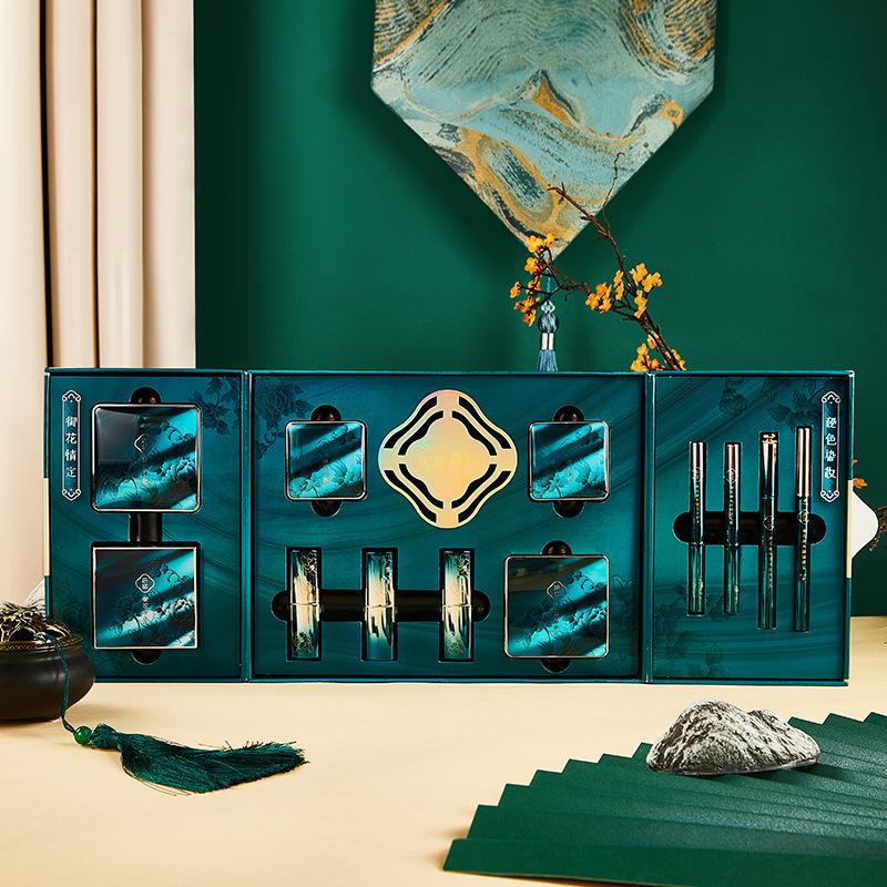 Bộ Trang Điểm cổ trang trung hoa YANZI đầy đủ 12 món, hàng chính hãng kèm túi đựng đẹp - Quà tặng nữ, tặng người yêu, mẹ