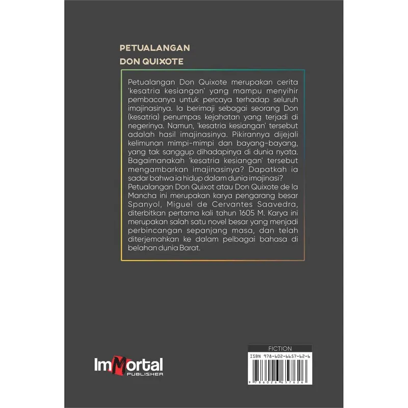 Buku Petualangan Don Quixote - Miguel De Cervantes (Immortal Publishing) 3