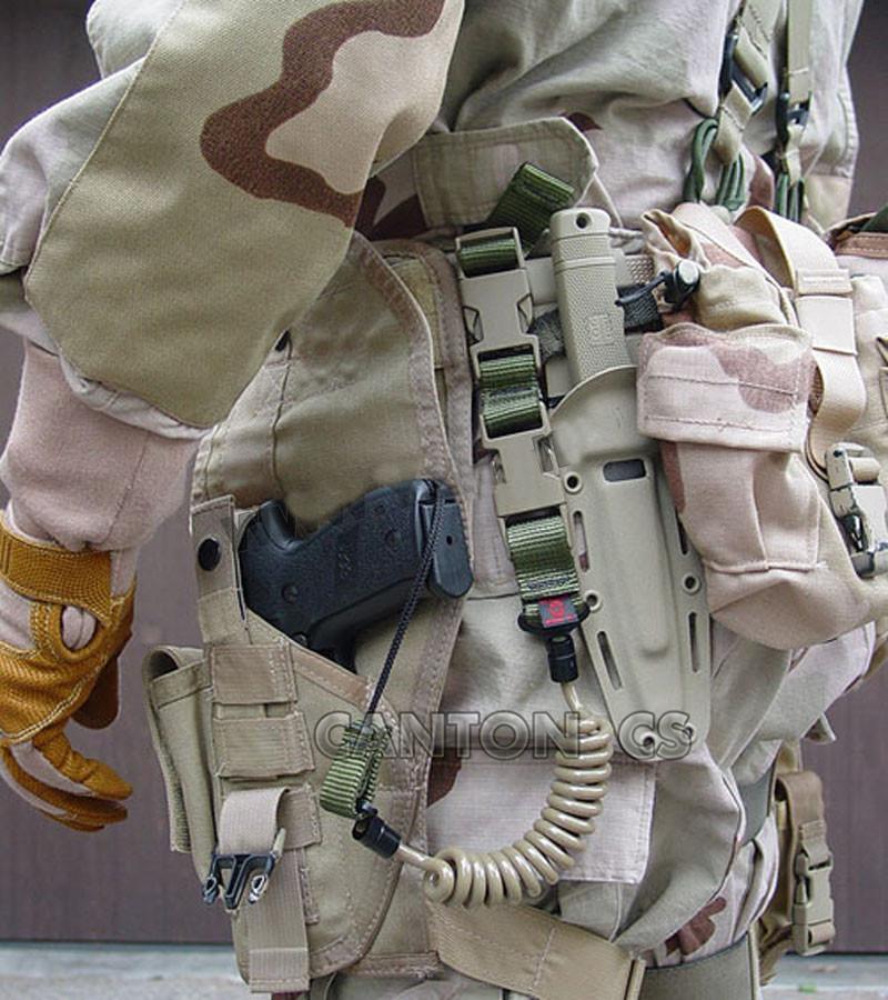 Product Introduction of Tactical Camping Spring Rope Sling Adjustable Hunting Strap Outdoor Climbing Safety Anti-lost Sling Strap Hunting Accessories 12