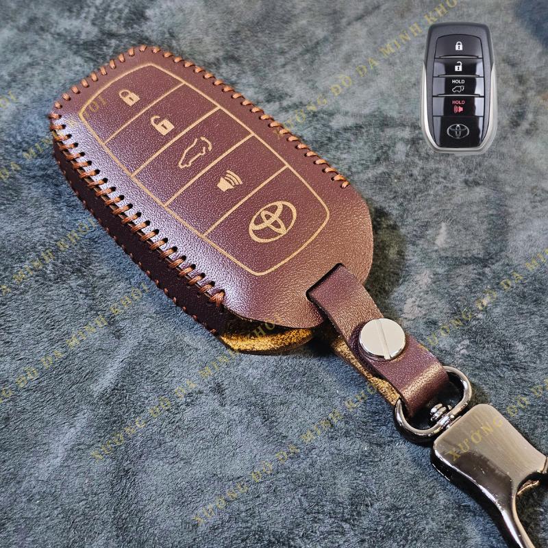 Bao Da Chìa Khóa xe ô tô toyoota Hilux, Land Cruiser, Innova cross, Prado, Camry, Fortuner da nhập khẩu Nội Thất