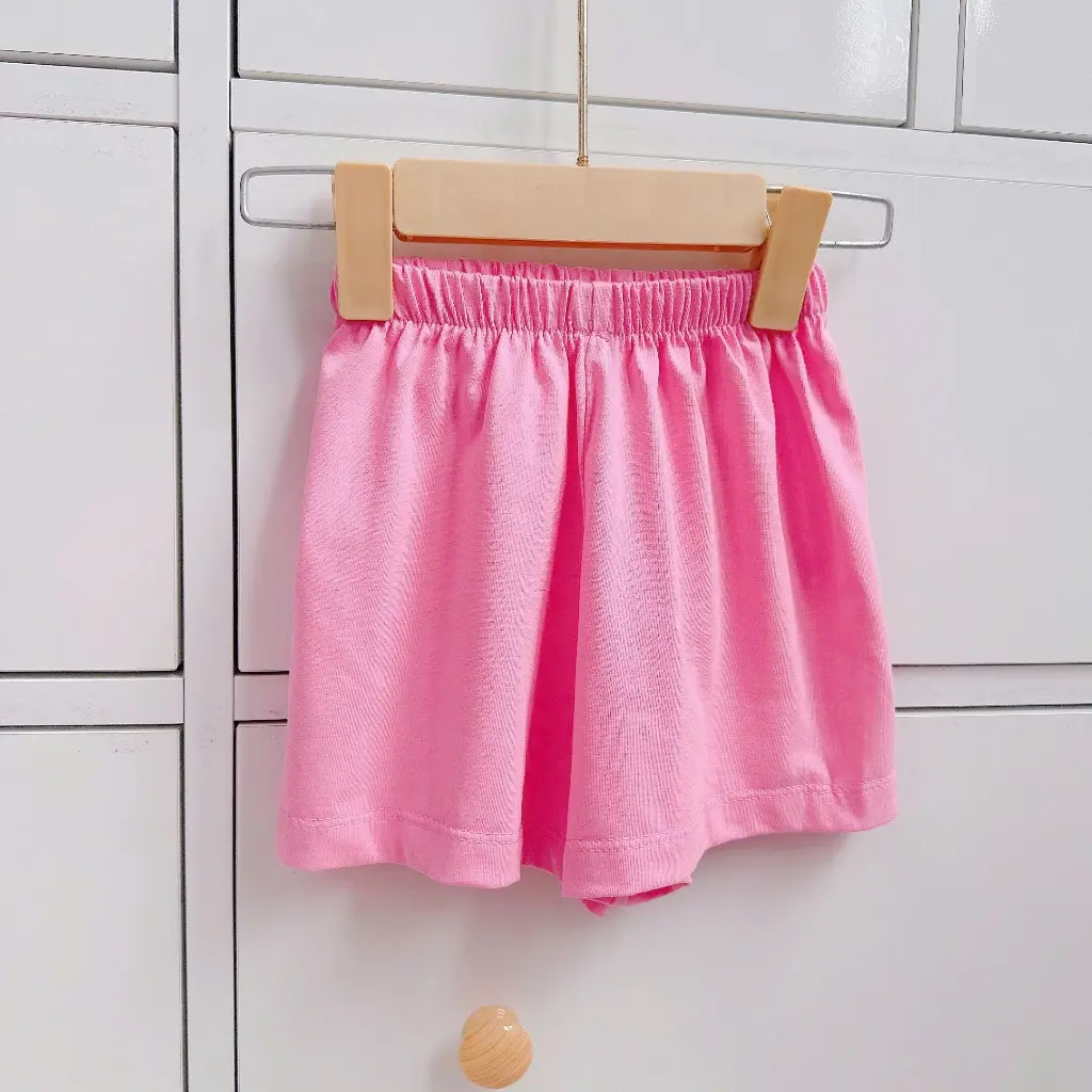 Quần legging quần đùi cho bé gái HUMY NGO sợi cotton cao cấp mềm mát co dãn tốt cho bé