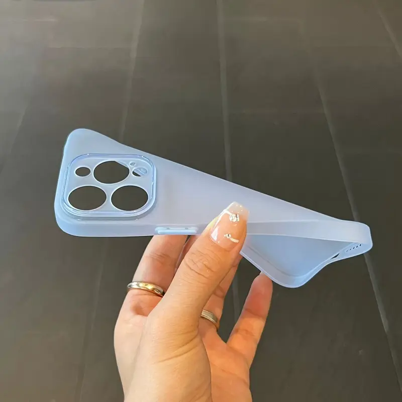 Ốp Điện Thoại Silicon Mềm, Lớp Hoàn Thiện Lì Siêu Mỏng, Dành Cho iPhone 11 12 13 14 15 Pro Max Plus, Ốp Lưng Ốp Lưng Trong Suốt 3
