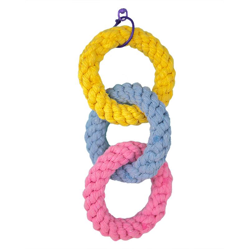 Product Introduction of Hamster Climbing Rope Toys Sugar Glider Cage Accessories Hanging Swing Cage Toy Bird Rope Swing Toy for Climbing Exercising 6