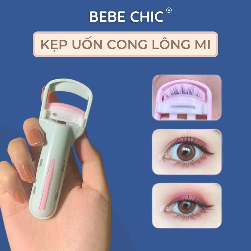 Kẹp Uốn Cong Lông Mi 3D Bằng Nhựa Đầu Vuông Chuyên Dụng BEBE CHIC