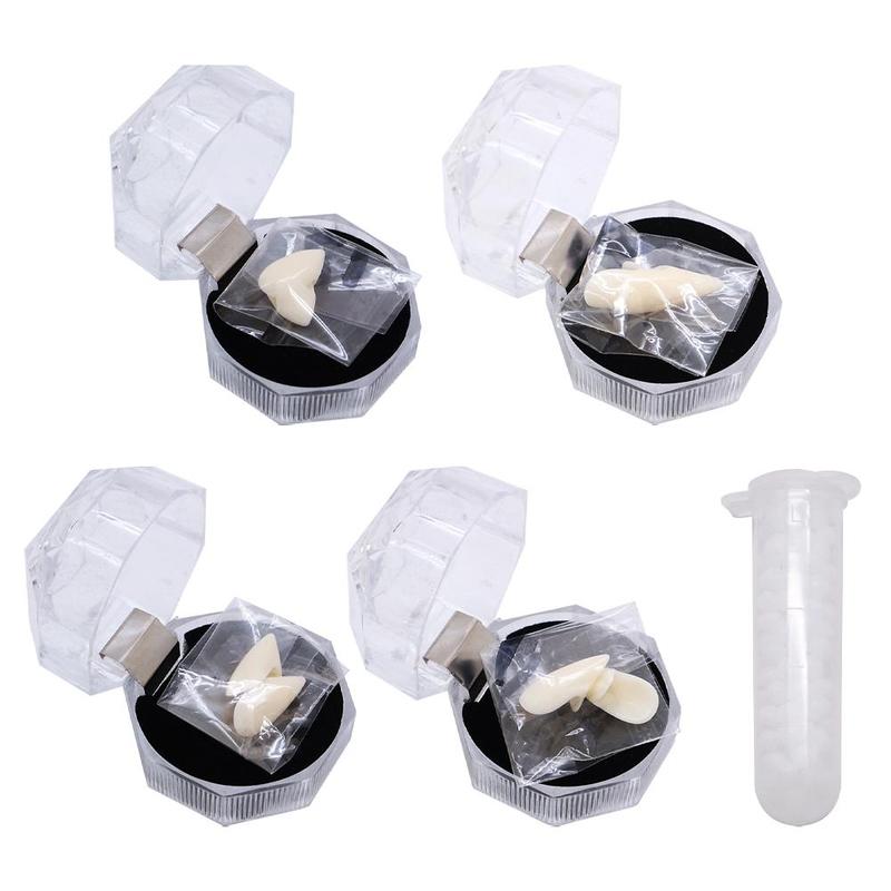 Product Introduction of Bloodcurdling Vampire Werewolves Fangs Fake Dentures Teeth Costume Halloween Fad New Party Tricky Props 20
