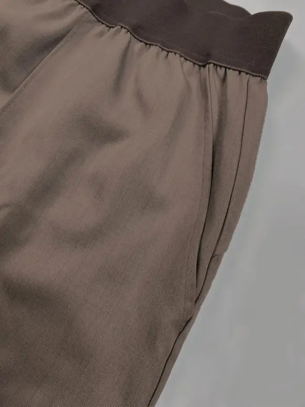 Men's Solid Color Wide Leg Pants, Loose Casual Comfy Trousers for Spring & Fall, Men's Bottoms for Daily Wear, Beige 5