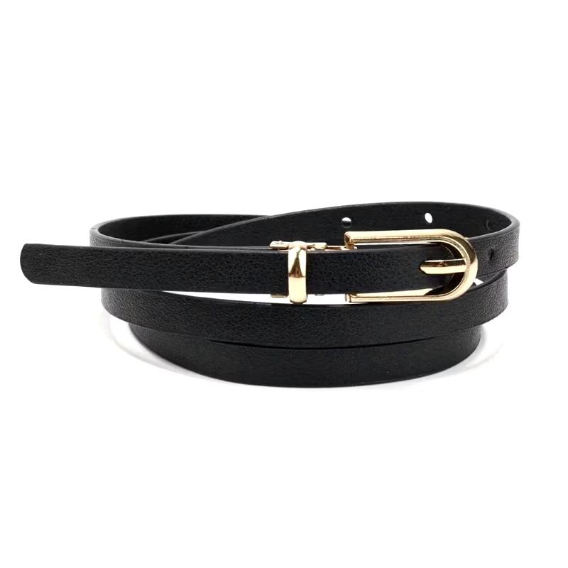 Product Introduction of Thắt lưng Da PU dây 1cm nhiều màu IB3 khóa đơn giản thanh lịch cho Nữ phong cách Dễ Thương 9