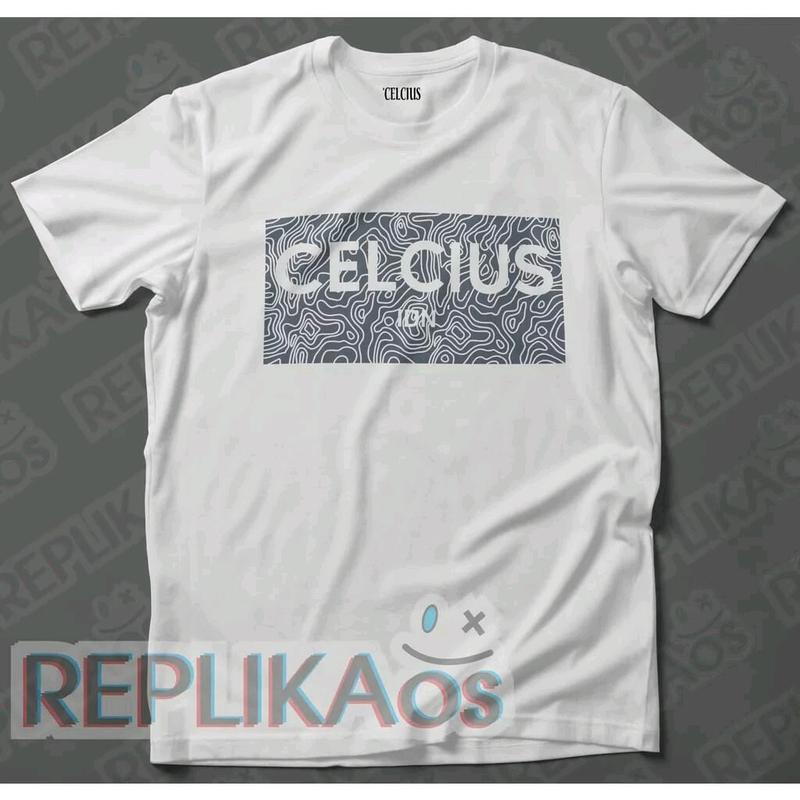 T-SHIRT | KAOS CELCIUS NEW JSHVVGGG499 TERBARU BEST SELLER | KAOS CELCIUS UNISEX Hitam Putih Katun 1