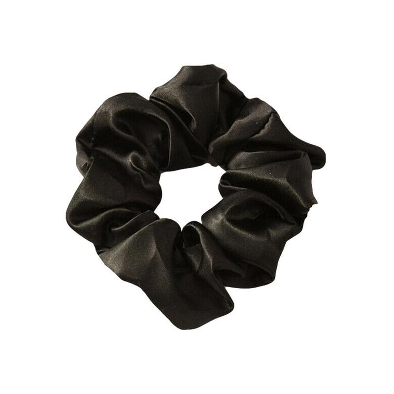 Product Introduction of Lotus Root Pink Dingbu Large Intestine Ring Hair Ring Color Solid Headwear Cloth Set Headstring O0J2 38