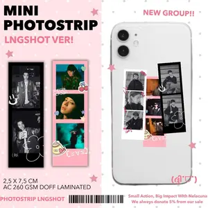 [MINIMAL BELI 4] MINI STRIP PHOTO / BOOKMARK LNGSHOTT RYUL OHYUL LOUIS WOOJIN