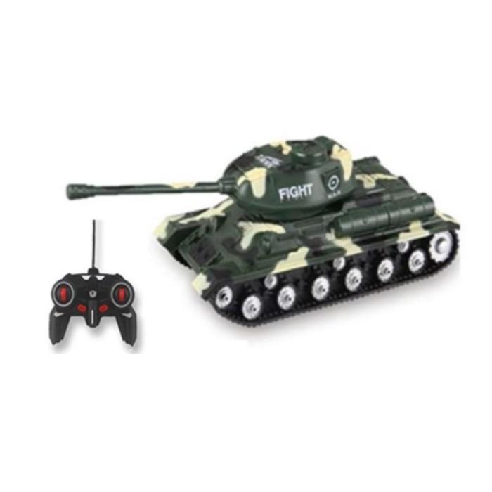 Mainan Anak RC TANK REMOTE CONTROL Tank RC Ada Lampu & Suara Tank RC - Tanpa Bubble 2