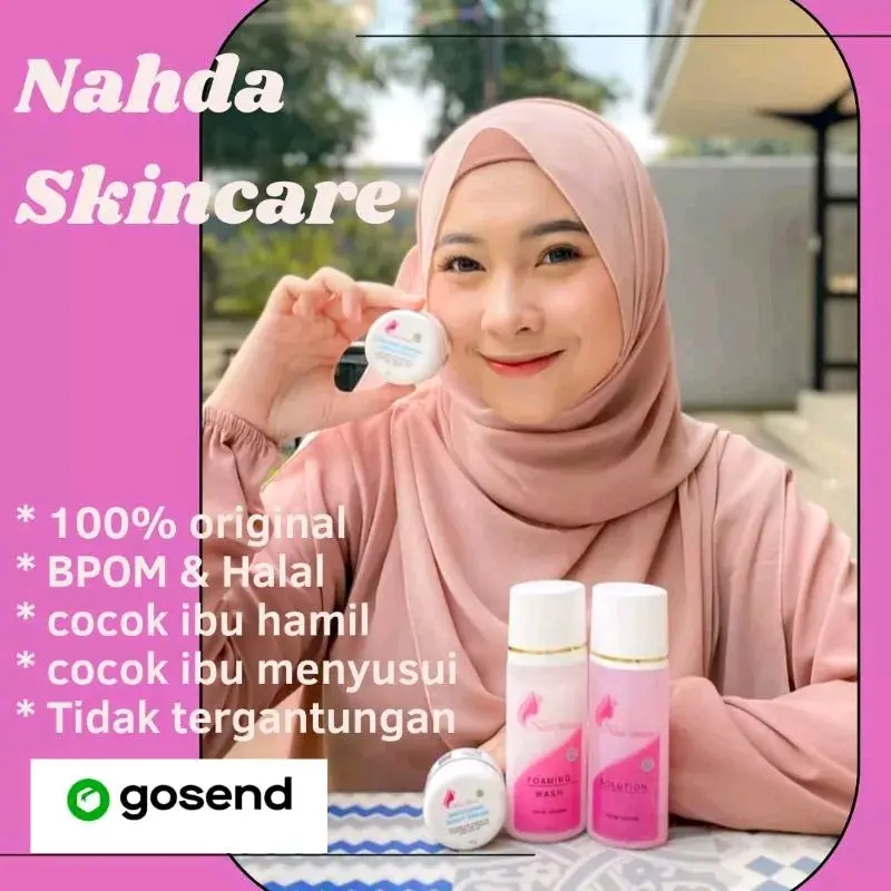 nahda skincare 100% original paket nahda lengkap