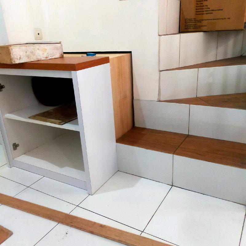 kitchen set minimalis kitchen set murah kitchen set Jakarta kitchen set Bekasi lemari pakaian lemari bawah tangga lemari hias lemari pajangan lemari tv backdroptv tempat tidur custom dipan dll bisa pesan ukuran dan model Pintu Geser Laci Furniture 6
