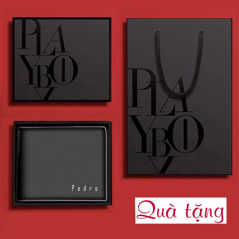 Qùa tặng nhập khẩu ví da nam thời trang full túi hộp Wallet