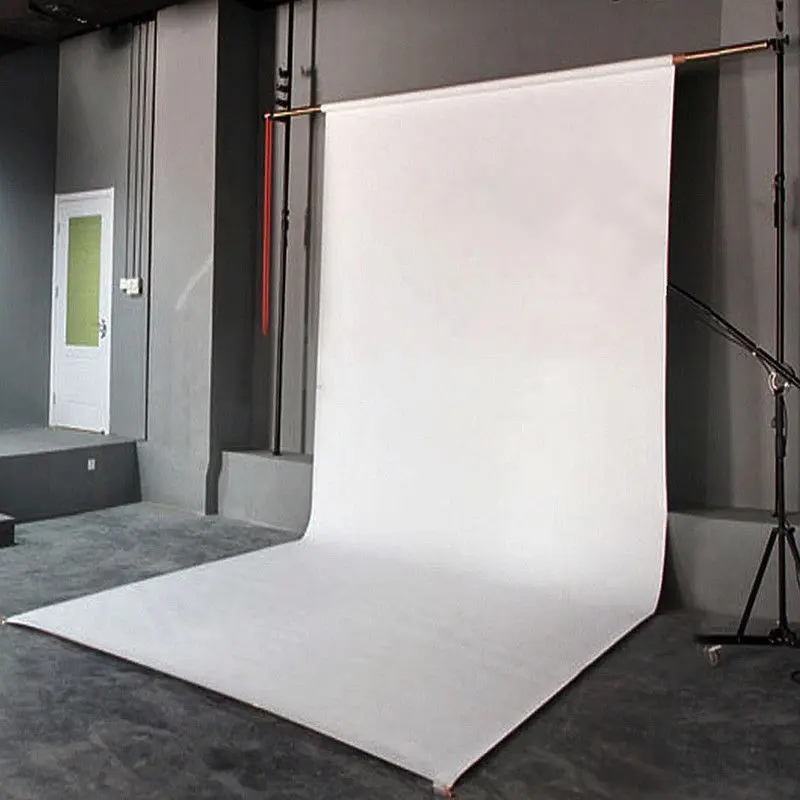 Vải Nền Chụp Ảnh, Chất Liệu Vinyl Màu Trắng Tinh Khiết, Đạo Cụ Nền Chụp Ảnh Studio, Kích Thước 3 * 5ft