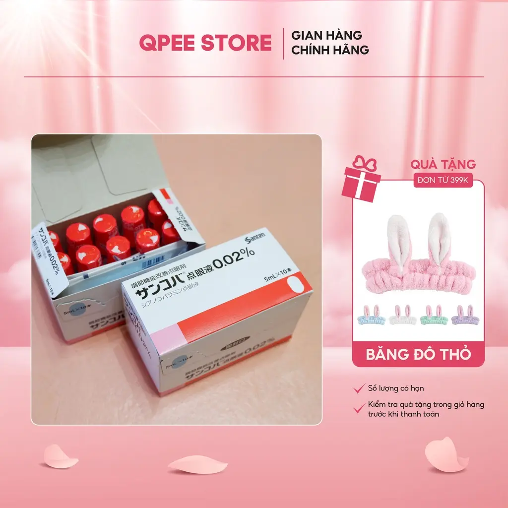 Nước Nhỏ Mắt Sancoba Nhật Bản Qpee Store Lens