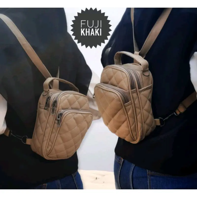 FUJI 3IN1 BAG- TAS KECIL STYLISH 3 RUANG TAS MULTIFUNGSI BISA DITENTENG / SLEMPANG / RANSEL 3