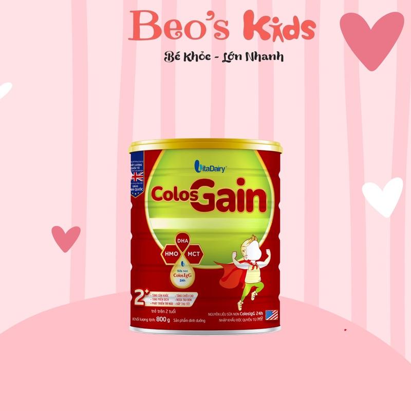 Sữa colosgain cho bé trên 2 tuổi lon 800g [có quà]