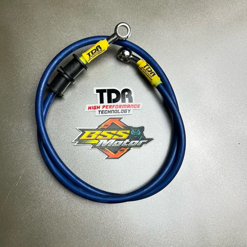 Selang rem Brake Hose Depan TDR Black Carbon Blue Red 35inch 89cm 6