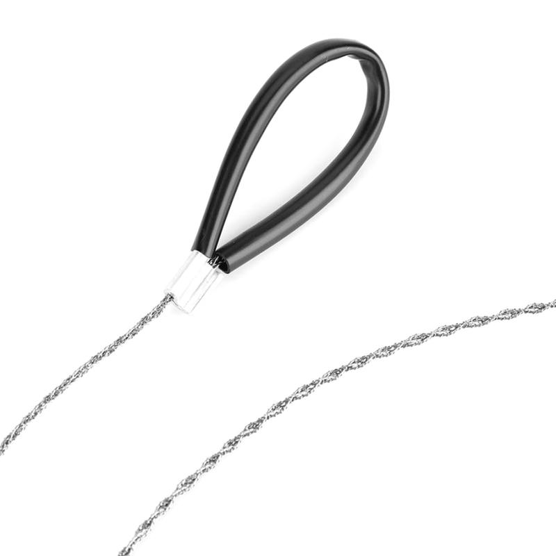 Cưa dây khẩn cấp, Dụng cụ cưa xích bằng tay kim loại, 74cm, Thích hợp để cắm trại, câu cá, leo núi 6