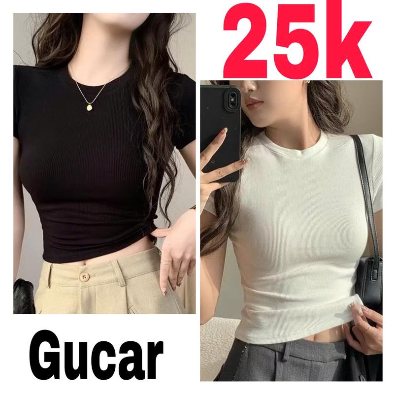 [ Siêu rẻ] Áo thun trơn form ÔM babytee đủ màu basic chất liệu thun con giãn 4 chiều fit dáng siêu đẹp 0