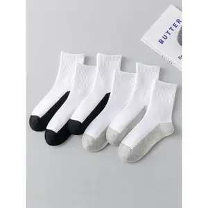 Kaos Kaki Sekolah TAPAK Hitam Tinggi Abu size 27-41 Premium Katun Anak Laki-Laki Perempuan Dewasa Bahan Elastis Nyaman Cotton Socks Hitam Putih Biru Abu-Abu Muda Tua Mewah untuk SD SMP SMA SMK Olahraga