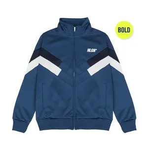 Hooligans Jacket Tracktop Bold Coates Teal Jaket Casual Pria Wanita Distro